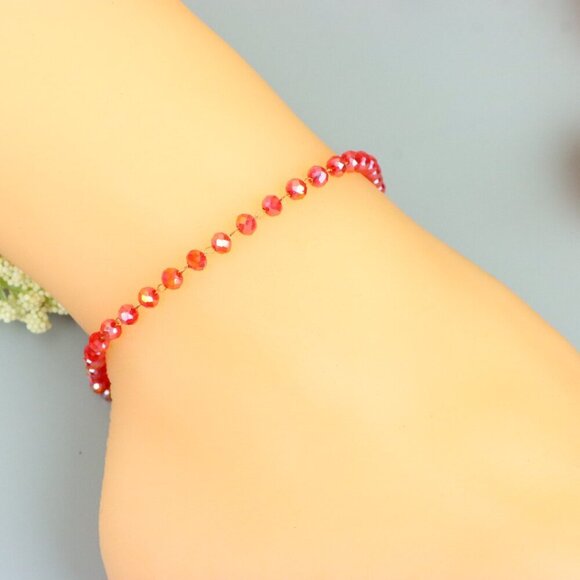 "Handmade Anklet – A Stylish Choice for Women, Thoughtful Gift Idea, EVCH1184 - Picture 3 of 8